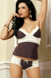 Choco top & shorts - komplet - Obsessive