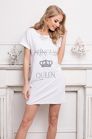 Aruelle -  Koszulka Princess Queen White biały