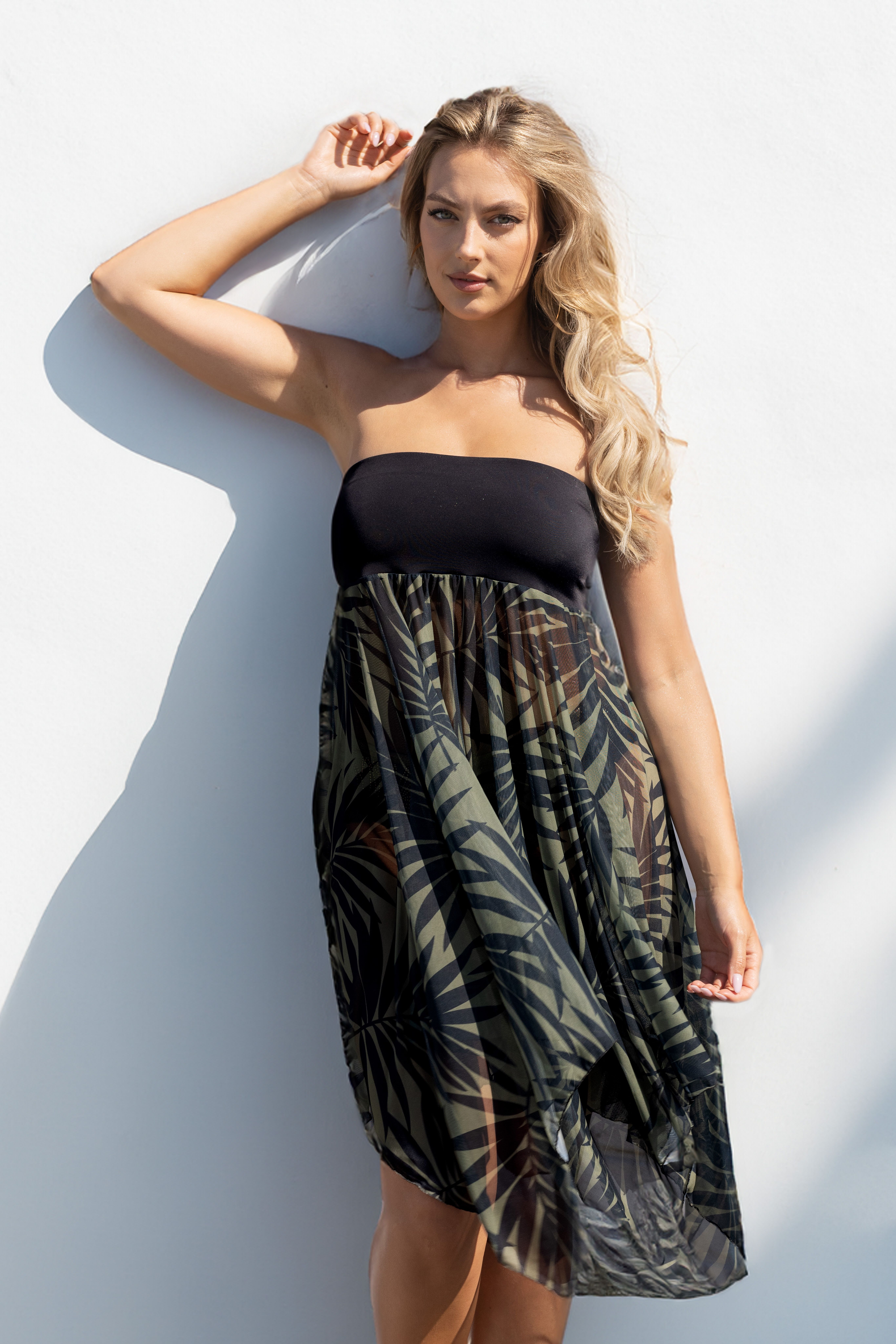 Etna -  Tunika Barbados 704 czarny ze wzorem Foto 4