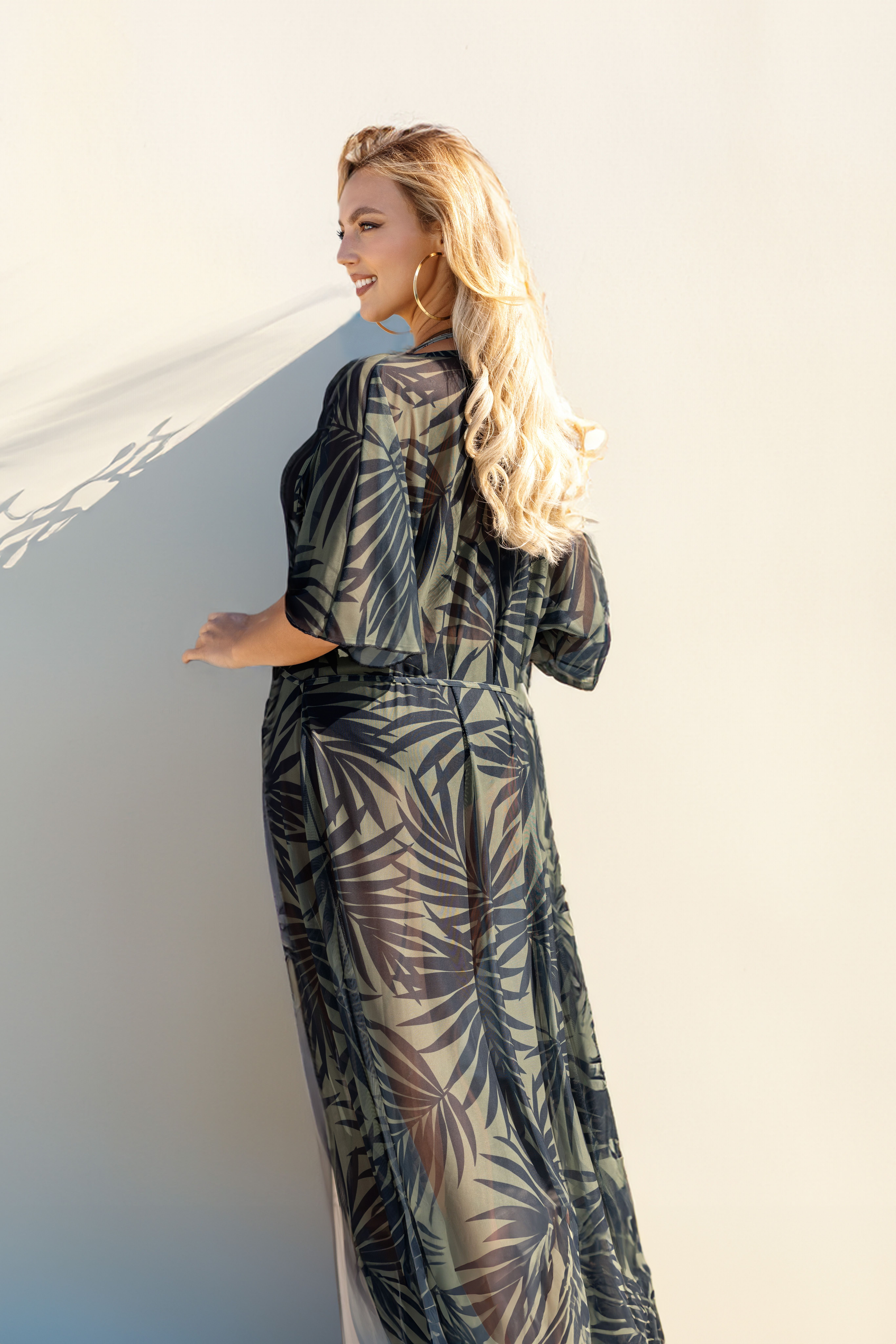 Etna -  Tunika E-5 704 czarny ze wzorem Foto 4