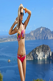 Obsessive -  Kostium kąpielowy Olimpia  Malinowy malinowy