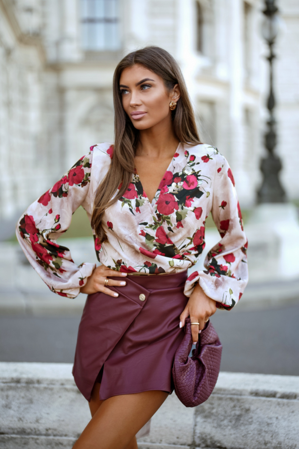 Bluzka Model Tulla 404828153 Vintage Rose - Wielokolorowy Bluzka Model Tulla 404828153 Vintage Rose - Wielokolorowy