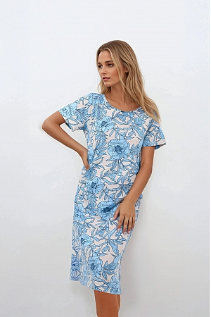 Momenti-Per-Me -  Koszula nocna Blue Peony blue