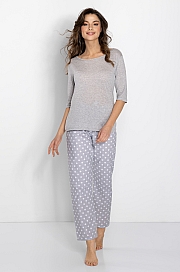 Momenti-Per-Me -  Piżama Keep Secrets Tencel grey