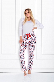 Momenti-Per-Me -  Piżama Magic Moments white-red