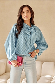 Bluzka Model Gigi BLU0201-A27 Blue - Niebieski