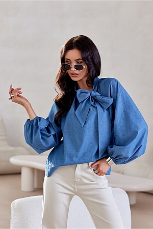 Bluzka Model Gigi BLU0201-J03 Blue - Niebieski
