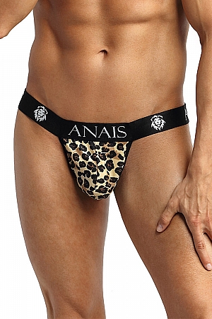 Anais Mercury Jock Strap - czarno-beżowy