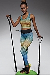 Wave 90 - legginsy sportowe Bas Bleu Wave 90 - miniatura