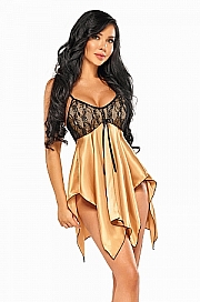 Julieta chemise gold - Beauty Night