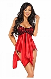 Julieta chemise red - Beauty Night