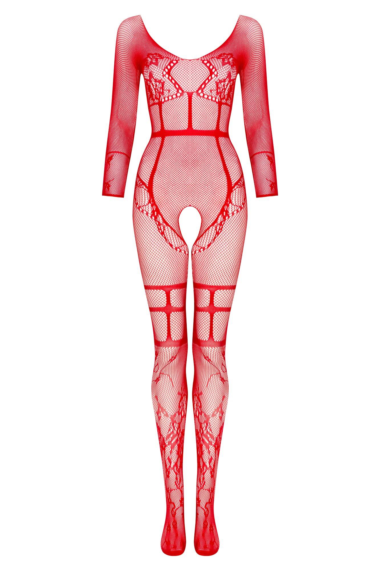 Lorna red bodystocking - Beauty Night