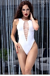 Body CR-4458 White CR-4458 White Białe body bezszwowe