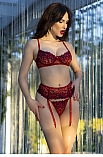 Komplet CR-4607 Red - Chilirose