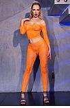 CR-4661 Komplet Orange CR 4661 Komplet top + Legginsy