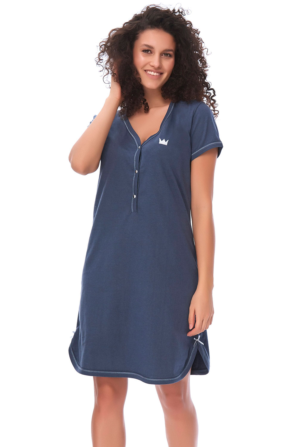 Dn-nightwear TCB.9505 - koszulka ciążowa oraz do karmienia - Dobranocka
