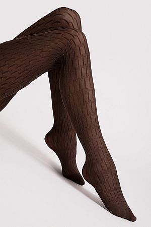 Fiore Stereo 40 DEN G6074 - chocolate