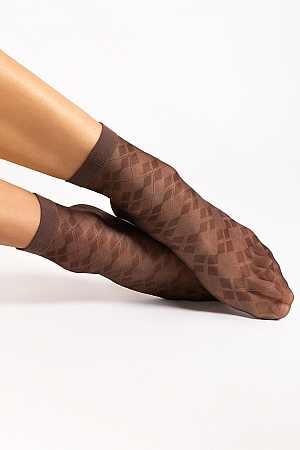 Fiore Una 20 DEN G1198 - chocolate