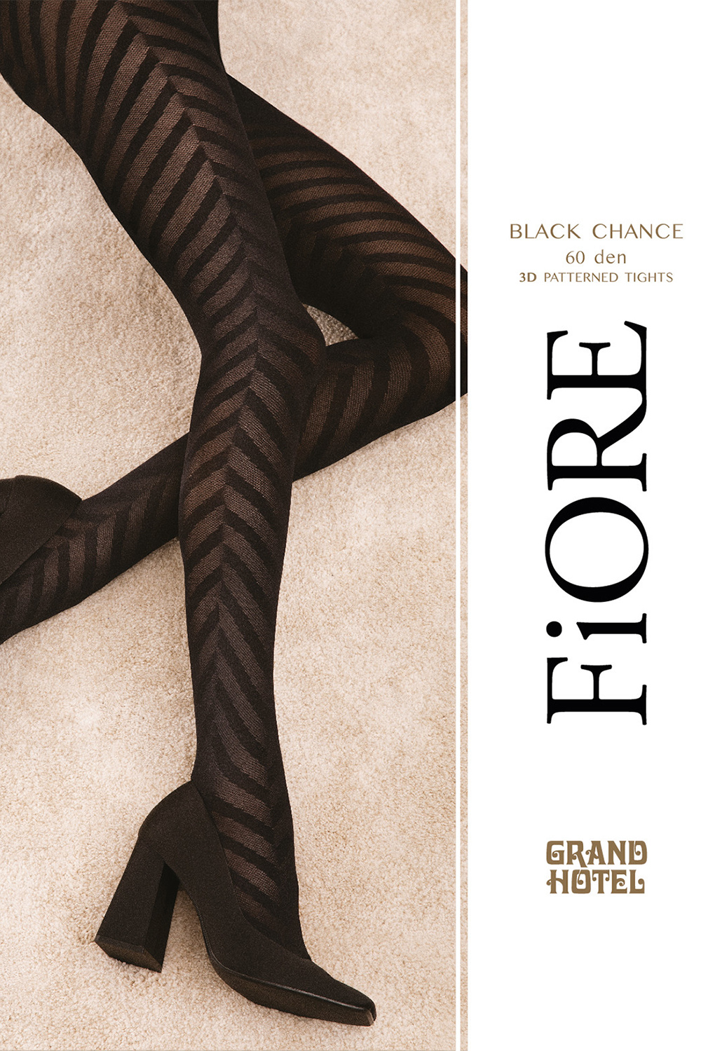 Fiore Black Chanse 60 DEN G6094 - black