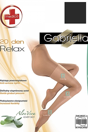 klasyczne Gabriella Medica Relax 20 DEN Code 110