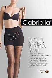 Gabriella Secret Shaper Puntina 20 Den code 680 - nero