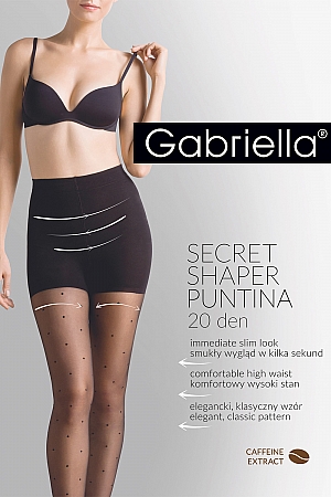 Gabriella Secret Shaper Puntina 20 Den code 680 - nero