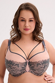 Gaia 1318M Priya Maxi - grafitowo-różowy