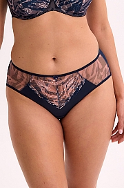 Gaia 1329P Sienna - granatowo-różowy