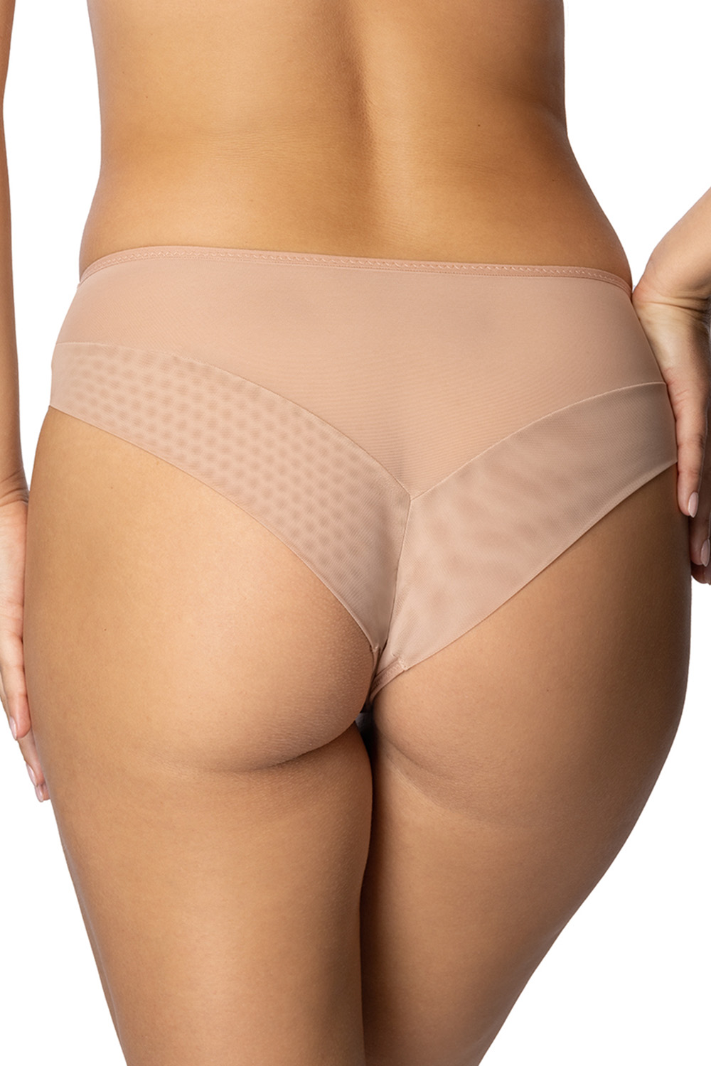 Gaia 1307P Raina – kobiece figi o zmysłowym wykończeniu - beżowo-niebieski Gaia 1307P Raina – kobiece figi o zmysłowym wykończeniu - beżowo-niebieski