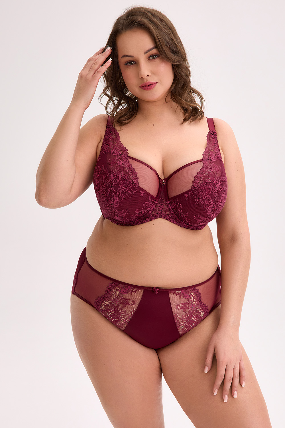 Gaia 1313M Jovana Maxi - bordowy