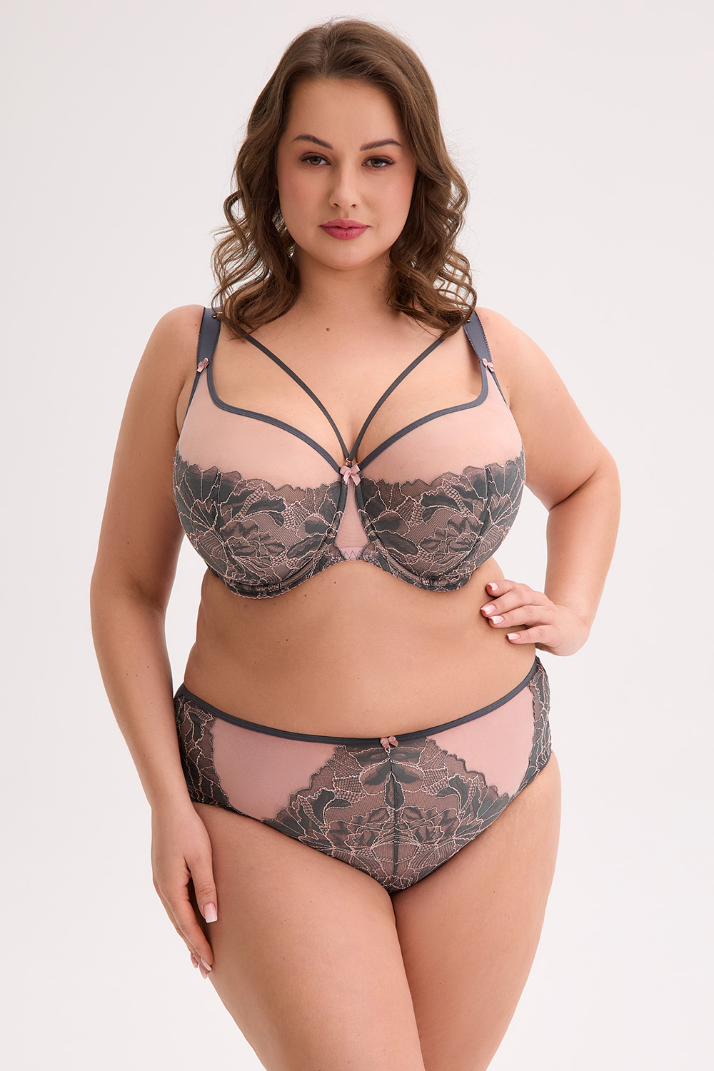 Gaia 1318M Priya Maxi - grafitowo-różowy Gaia 1318M Priya Maxi - grafitowo-różowy