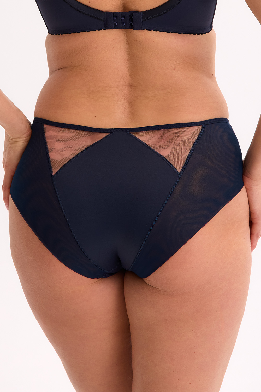 Gaia 1329P Sienna - granatowo-różowy