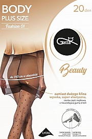 Rajstopy Gatta Body Plus Size Fashion 01 20 den - nero