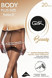 Rajstopy Gatta Body Plus Size Fashion 02 20 den - nero