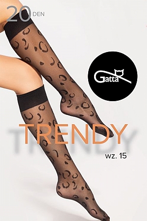 Gatta Knee Socks 15 20 DEN - nero