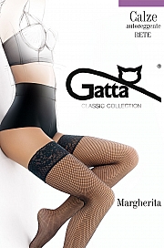 Gatta Margherita 01 pończochy samonośne - nero