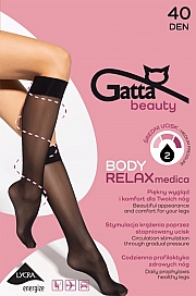 Podkolanówki Gatta Relaxmedica 40 DEN - nero