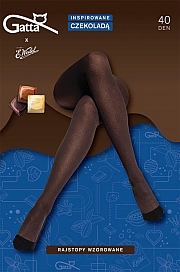 Gatta Tights 40 DEN - dark choco