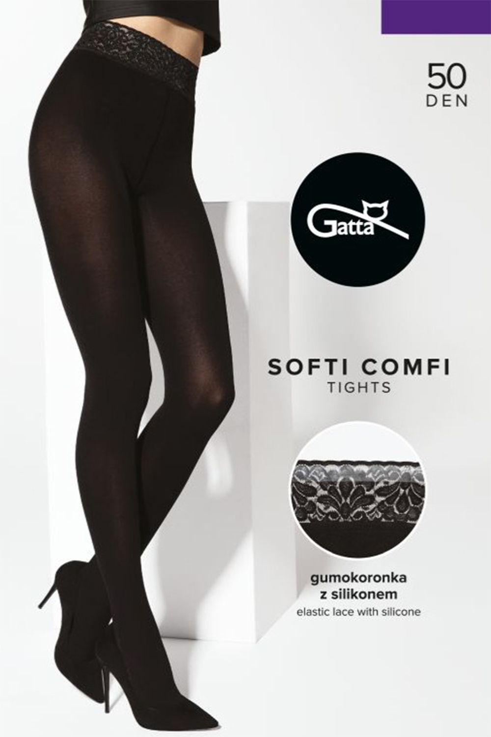 Gatta Softi-Comfi 50 DEN - nero