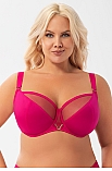 Biustonosz miękki Gorsenia K564/1 Vicky - fuksja