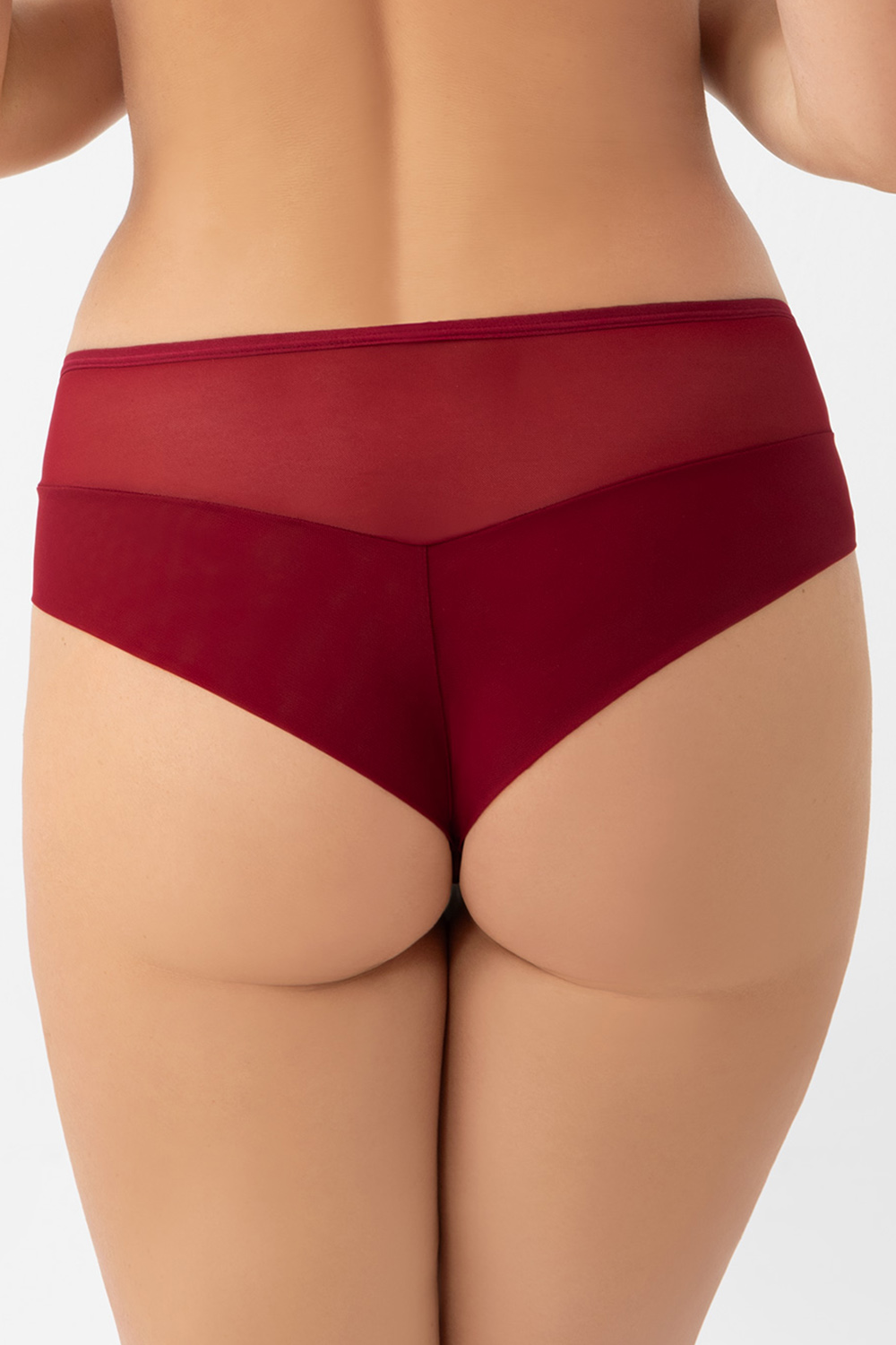 GGorsenia K944 Mira – figi brazyliany koronkowe bordo GGorsenia K944 Mira – figi brazyliany koronkowe bordo