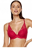 Biustonosz push up Rouge B1/Red Biustonosz push up Rouge B1 Red - Czerwony - miniatura