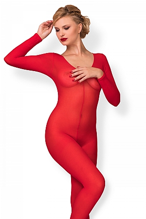 hot-in-here - Ogniste bodystocking Red Hot Czerwony