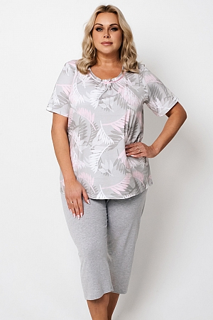 Italian Fashion Bartonia kr.r. sp.3/4 - druk/melanż