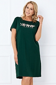 Nocna koszula Italian Fashion Florisa kr.r. - c.zielony