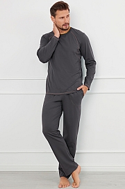 Italian Fashion Salomon dł.r. dł.sp. - grafit/miodowy