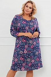 Italian Fashion Topana r.3/4 - druk/granat