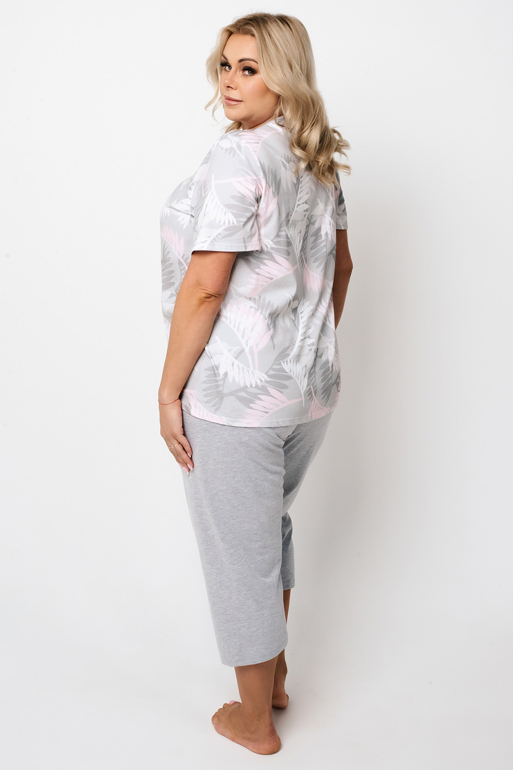 Italian Fashion Bartonia kr.r. sp.3/4 - druk/melanż