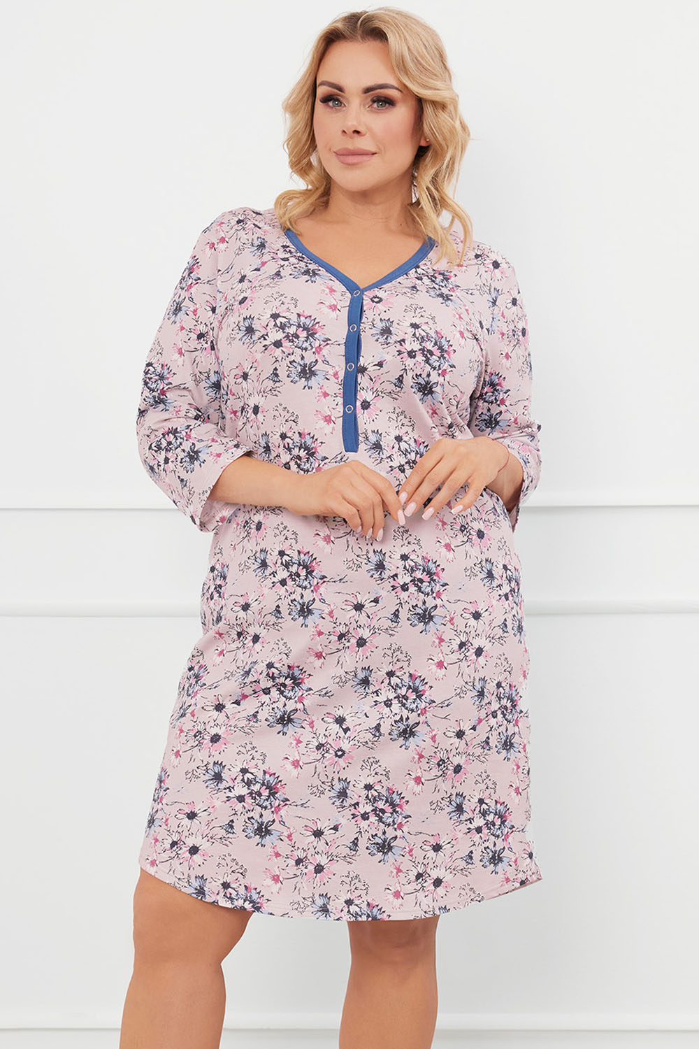 Italian Fashion Lacenta r.3/4 - druk/róż Italian Fashion Lacenta r.3/4 - druk/róż