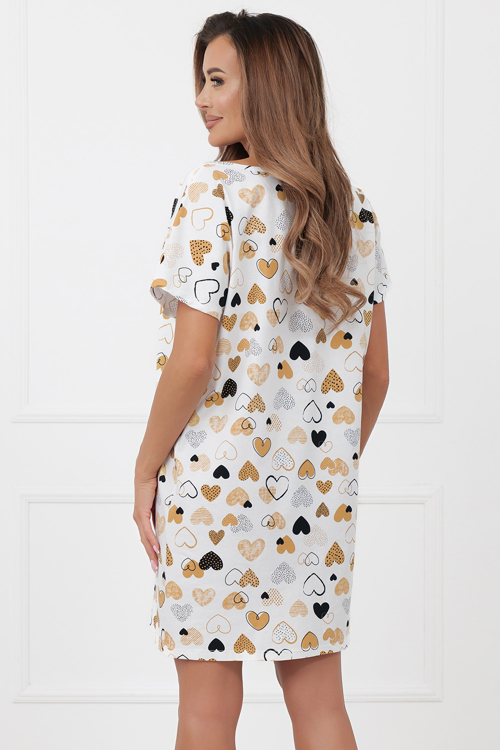 Italian Fashion Soraja kr.r. - druk/ecru
